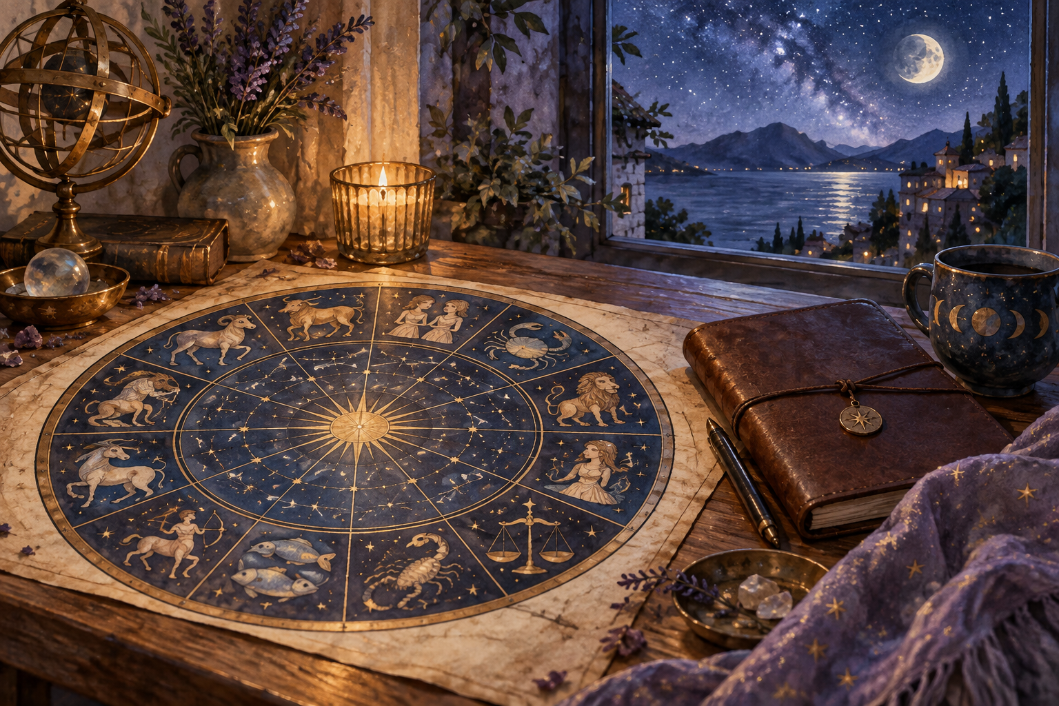 cercle astrologique